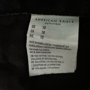 American Eagle shorts, black size 18